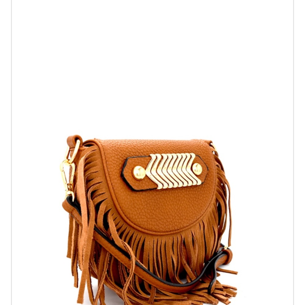Fringed convertible crossbody, NWT